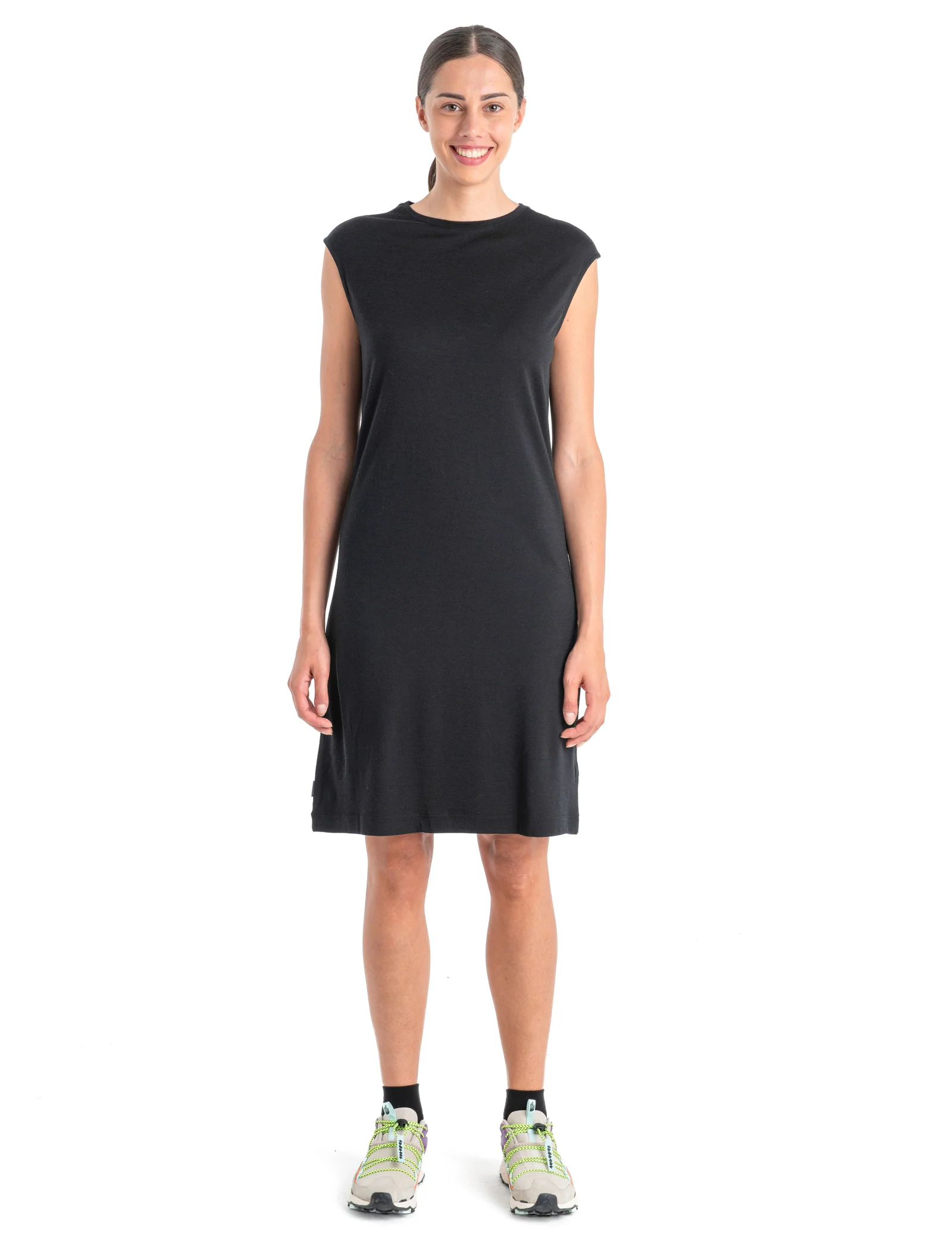 Vestido Sem Mangas Feminino de Lã de Merino Granary