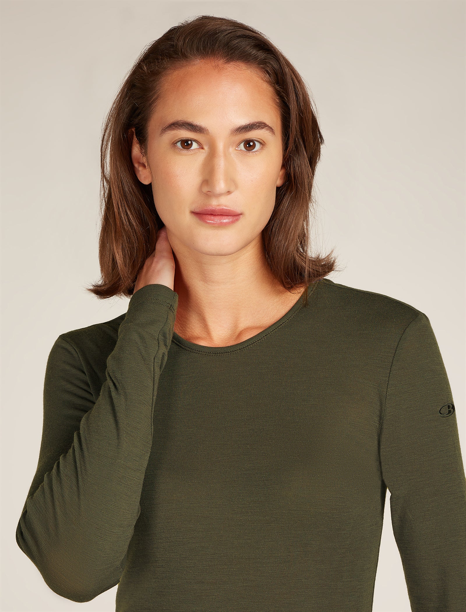 Top térmico de manga longa Crewe para mulheres Merino 175 Everyday