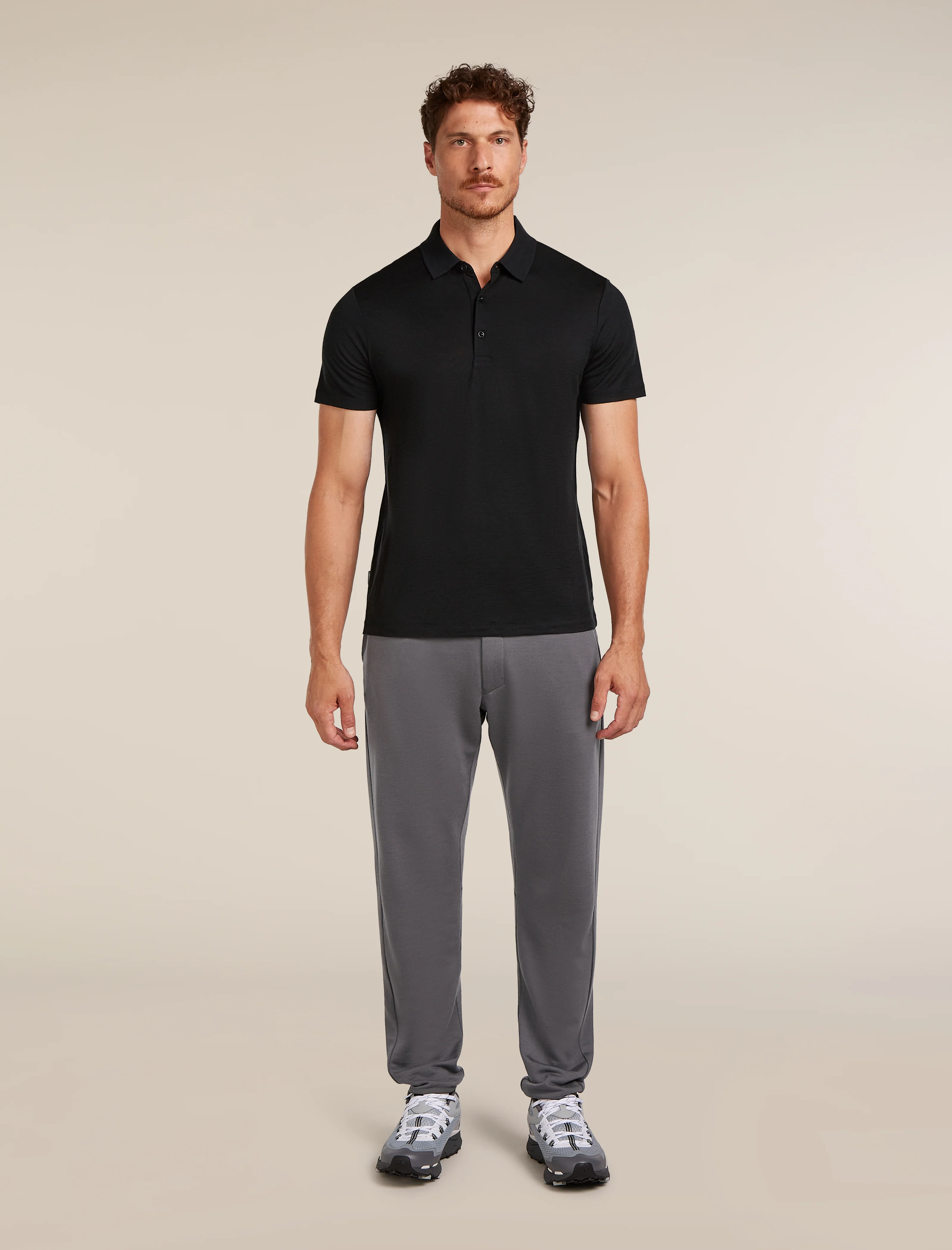 Camiseta Polo de Manga Curta Tech Lite 150 para Homens